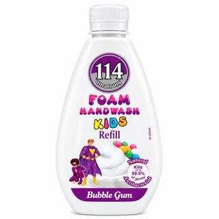 114 Professional Kids Bubble Gum Antibacterial Foam Hand Wash Refill 300ml