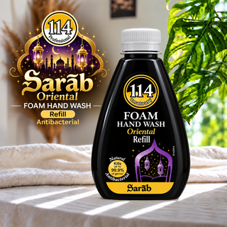 114 Professional Sarab Oriental Antibacterial Foam Hand Wash Refill 300ml