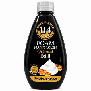 114 Professional Precious Amber Oriental Antibacterial Foam Hand Wash Refill 300ml