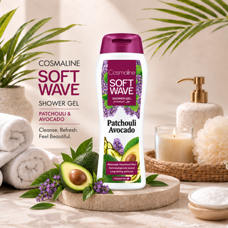 Cosmaline Soft Wave Patchouli & Avocado Shower Gel 400ml