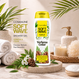 Cosmaline Soft Wave Verbena & Cedar Shower Gel 400ml