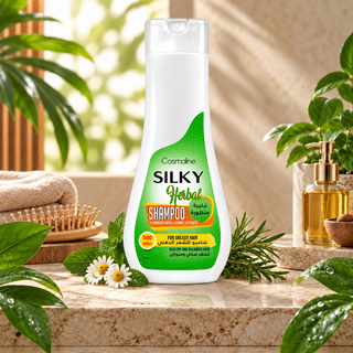 Cosmaline Silky Herbal Shampoo for Greasy Hair 500ml