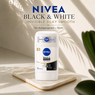 Nivea Black and White Invisible Silky Smooth 72h Antiperspirant 50ml