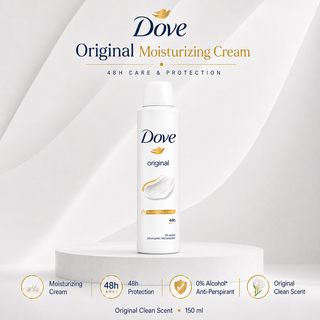 Dove Original Moisturizing Cream 48h 150ml