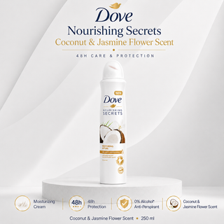 Dove Nourishing Secrets 48h with Coconut and Flower Jasmine Flower Scent 250ml