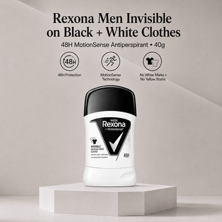 Rexona Men Invisible on Black + White Clothes 48H MotionSense Antiperspirant 40g
