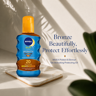 Nivea Protect And Bronze Tan Activating Protecting Oil spf20 200ml