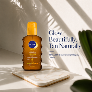 Nivea SPF 6 Sun Tanning Oil Spray 200ml