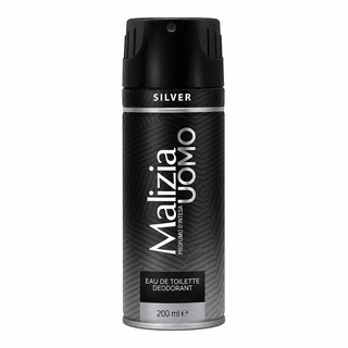Malizia Uomo Silver Eau de Toilette Deodorant Spray 200ml