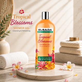 ELSADA Naturals Tropical Blossoms Cleansing & Refreshing Shower Gel 750ml