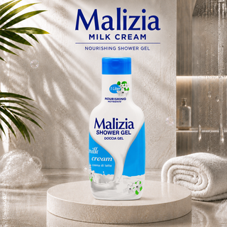 Malizia Milk Cream Nourishing Shower Gel 1L