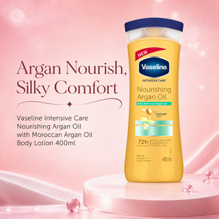 Vaseline Intensive Care Nourishing Argan Oil with Moroccan Argan Oil Body Lotion 400ml
