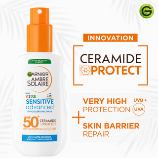 Garnier Ambre Solaire New Kids Sensitive Advanced Hypoallergenic Spray 150ml