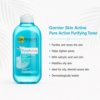 Garnier Skin Active Pure Active Purifying Toner 400ml