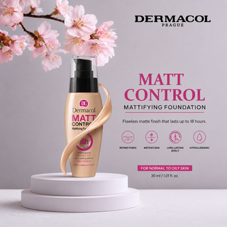Dermacol Matt Control Mattifying Foundation 18h 30ml