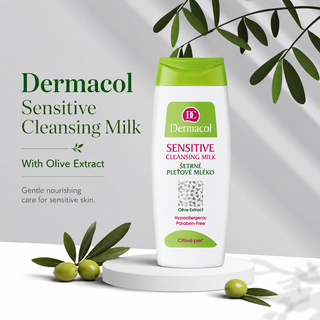Dermacol Sensitive cleansing milk with Olive Extract 200ml