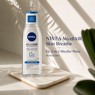 NIVEA MicellAIR Skin Breathe O₂ 3-in-1 Micellar Water for Normal Skin 200ml