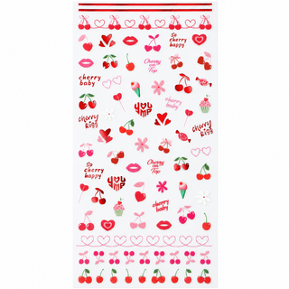 Essence SO CHERRY happy cherry scented nail stickers