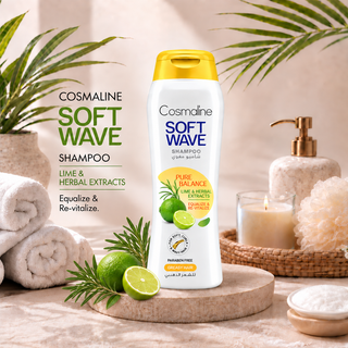 Cosmaline Soft Wave Pure Balance Shampoo Lime & Herbal Extracts 400ml