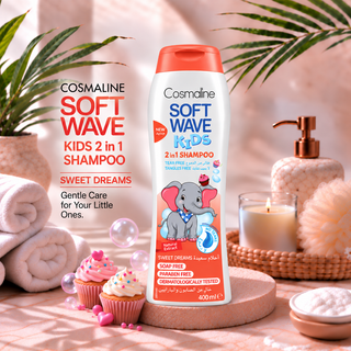 Cosmaline Soft Wave Kids 2-in-1 Sweet Dreams Shampoo 400ml