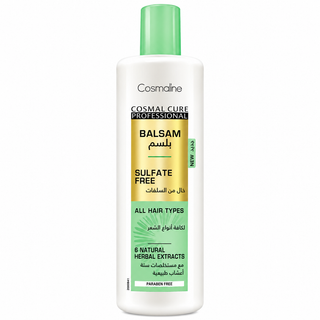 Cosmaline Cosmal Cure Professional Sulfate-Free Balsam with 6 Natural Herbal Extracts 400ml