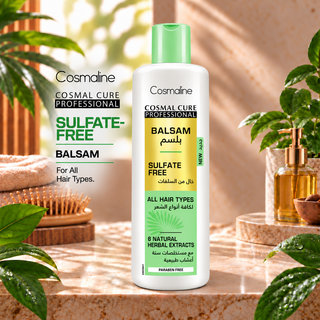 Cosmaline Cosmal Cure Professional Sulfate-Free Balsam with 6 Natural Herbal Extracts 400ml