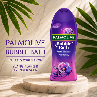 Palmolive Relax & Wind Down Ylang Ylang & Lavender Scent Bubble Bath 500ml