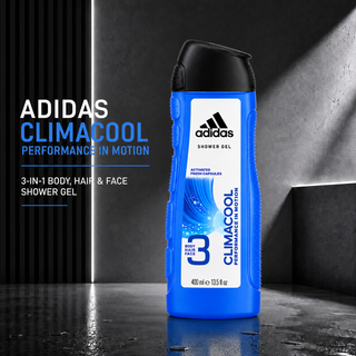 Adidas Climacool Performance in Motion 3-in-1 Body, Hair & Face Shower Gel 400ml