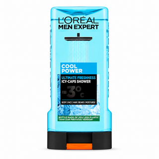 L'Oréal Men Expert Cool Power Ultimate Freshness Icy-Caps Shower Gel -3°C XXL Size 300ml