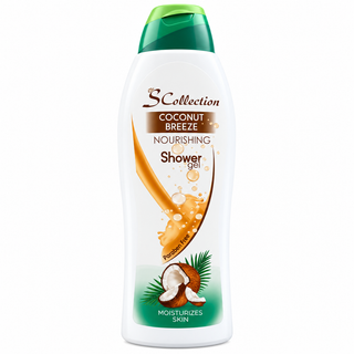 S Collection Coconut Breeze Nourishing Moisturizing Shower Gel 750ml