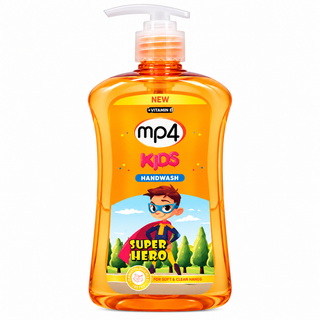 MP4 Kids Super Hero Gentle & Moisturizing Hand Wash 500ml