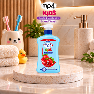 MP4 Kids Strawberry Gentle & Moisturizing Hand Wash 500ml
