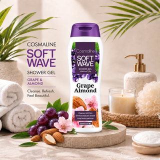 Cosmaline Soft Wave Grape & Almond Shower Gel 400ml