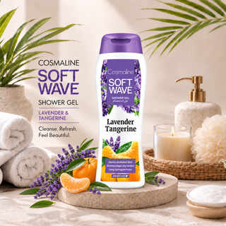 Cosmaline Soft Wave Lavender & Tangerine Shower Gel 400ml