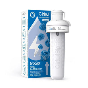 Cirkul GoSip Blue Raspberry Flavor Cartridge, Drink Mix, 1-Pack