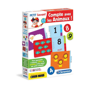 Clementoni Count With Animals - French