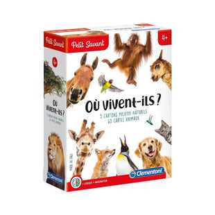 Clementoni Petit Savant-Where-Live-Ils, 52362, Multi-Coloured