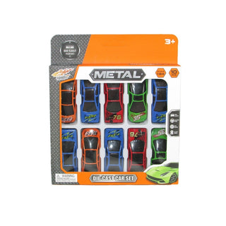Metal Cars x 10 Units 164 Display Box