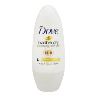Dove Invisible Dry Anti White & Yellow Stains 48h Antiperspirant Roll-On 50ml