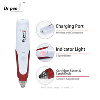 Dr.Pen Ultima N2-W Wireless Microneedle Auto Derma Pen Rechargeable Professional Dermapen Skin Care Beauty Tools