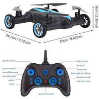 Dual Purpose Magicwand R/C Rechargeable 2.4Ghz 6-Axis Lh-X21 Quadcopter Drone