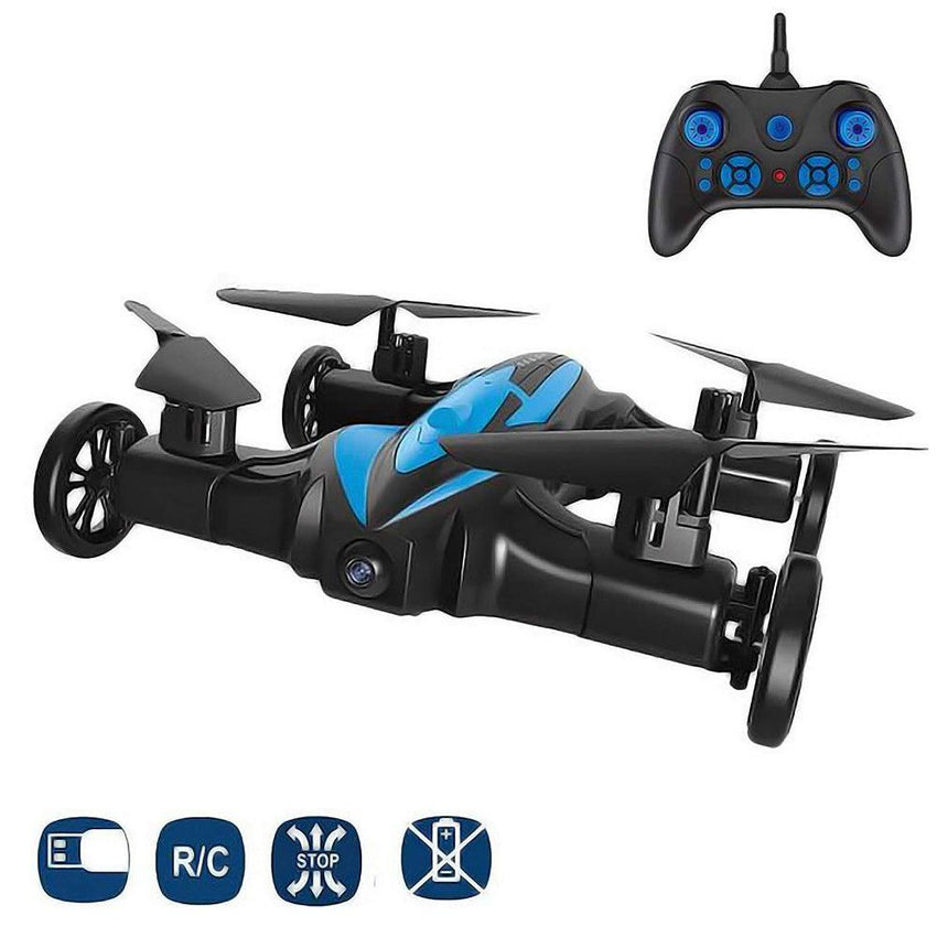 Dual Purpose Magicwand R/C Rechargeable 2.4Ghz 6-Axis Lh-X21 Quadcopter Drone