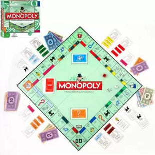 Elecart Monopoly Board Game For Family And Kids Classic Gameplay (28 Inch Board Size) Money & Assets Games Board Game