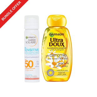 Garnier Ultra Doux Shampoo 90ml + Garnier Ambre Solaire  75ml (OFFER)