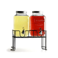 Glass Beverage Dispenser (2Pcs) 5L