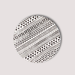 Harmony Monochrome Flat Dish 26CM