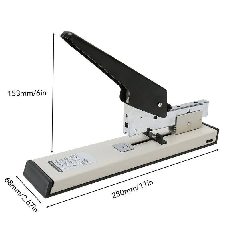 Heavy Duty Stapler Metal Structure Effortless Thickened Large Desk Stapler Heavy Duty