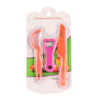 HouseHold Set Of 3 Pcs (Knife + Beer Bottle Opener + Peeler)