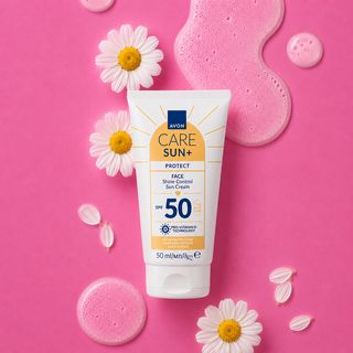 Avon Care Shine Control Sun Face Cream SPF 50