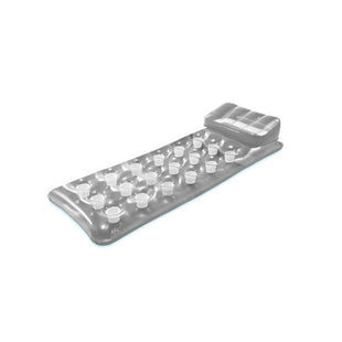 Intex 18-Pocket Suntanner Inflatable Floating Mat - Gray